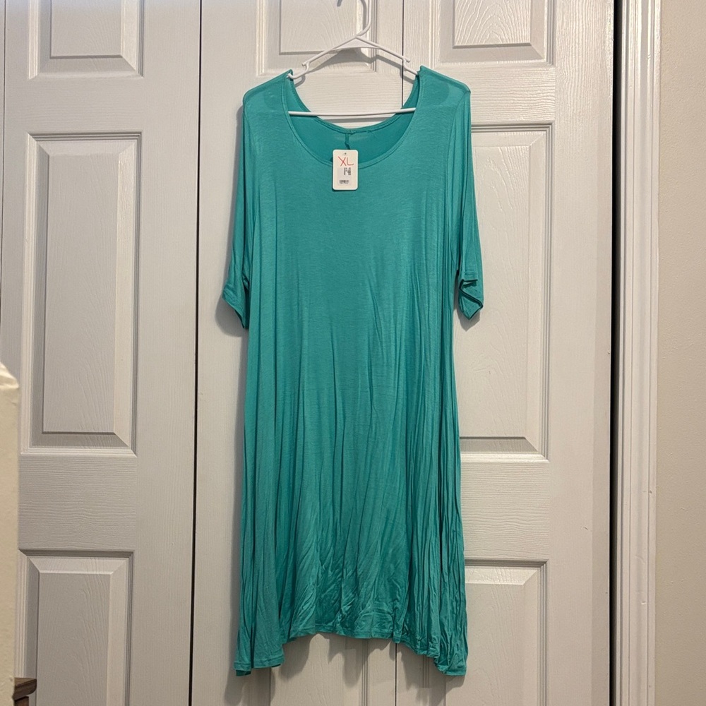 Teal Dress